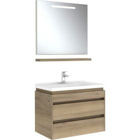 Kale Idea 2.0 80 cm Pasifik A Cift Çekmeceli Banyo Dolabı Takımı