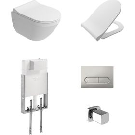 Kale Idea Universal Rezervuar + Kapak + İç Takım + Klozet Set