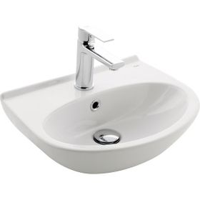 Kale Indigo 45x35 cm Armatür Delikli Beyaz Lavabo
