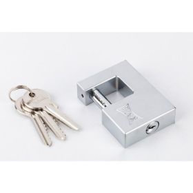 Kale KD001/50-180 Krom 80 mm Yatay Pirinç Saten Asma Kilit