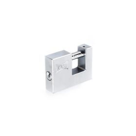 Kale KD001/50-180 Krom 80 mm Yatay Pirinç Saten Asma Kilit