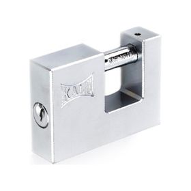 Kale KD001/50-180 Krom 80 mm Yatay Pirinç Saten Asma Kilit