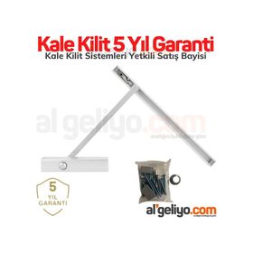 Kale KD002/50-640 Kayar Kollu Paslanmaz 4 Numara Kapı Hidroliği