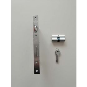Kale Kilit 154/40 40 mm Saten Ayna Geniş Makaralı Silindirli Kilit
