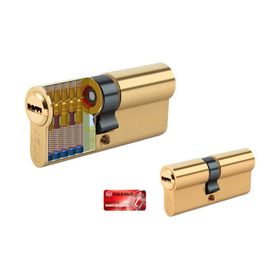 Kale Kilit 164 BNE 90 mm Nikel Bilyalı Emniyet Kartlı Kilit Göbeği