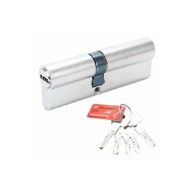 Kale Kilit 164 BNE 90 mm Nikel Bilyalı Emniyet Kartlı Kilit Göbeği