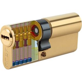 Kale Kilit 164 BNE 90 mm Nikel Bilyalı Emniyet Kartlı Kilit Göbeği