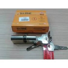 Kale Kilit 164 BNE Bilyalı 68 mm Emniyet Kartlı Nikel Kilit Göbeği