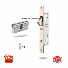 Kale Kilit 201 20 mm Kanca Sürgülü Silindirli Gömme Kapı Kilidi
