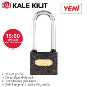 Kale Kilit Döküm Uzun Kanca 30 mm Asma Kilit