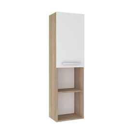 Kale Mare 40 cm Beyaz-Meşe Sol Boy Dolabı