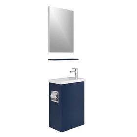 Kale Minimalist 50 cm Lacivert Banyo Dolabı