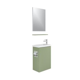 Kale Minimalist 50 cm Yeşil Banyo Dolabı
