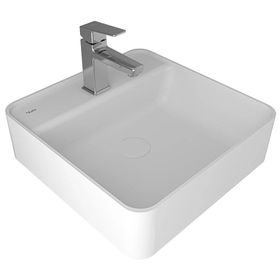 Kale Smartedge 45x45 cm Mat Beyaz Kare Lavabo
