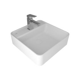 Kale Smartedge 45x45 cm Mat Beyaz Kare Lavabo