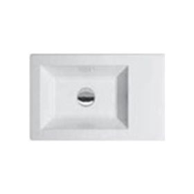 Kale Thin Tezgah Üstü 55x35 cm Lavabo