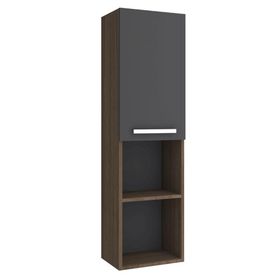 Kale Trevi 40 cm Antrasit-Ceviz Sol Boy Dolabı