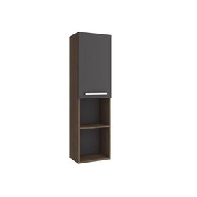 Kale Trevi 40 cm Antrasit-Ceviz Sol Boy Dolabı