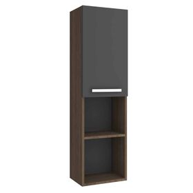Kale Trevi 40 cm Antrasit-Ceviz Sol Boy Dolabı