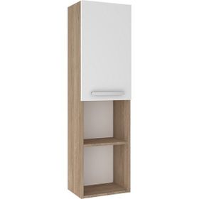 Kale Trevi 40 cm Beyaz-Meşe Sol Boy Dolabı