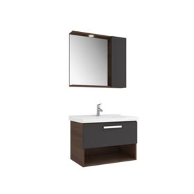 Kale Trevi 80 cm Banyo Dolabı Takımı