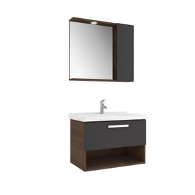 Kale Trevi 80 cm Banyo Dolabı Takımı