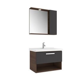 Kale Trevi 80 cm Banyo Dolabı Takımı