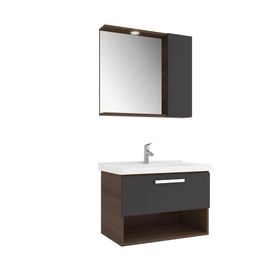 Kale Trevi 80 cm Banyo Dolabı Takımı