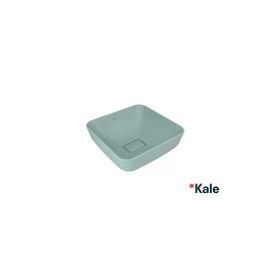 Kale Zero 2.0 40x40 cm Mat Ada Çayı Yeşili Kare Çanak Lavabo