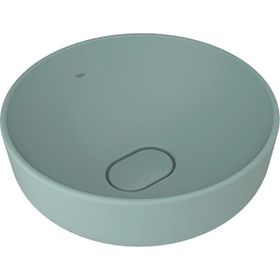 Kale Zero 2.0 40x40 cm Mat Ada Çayı Yeşili Yuvarlak Çanak Lavabo