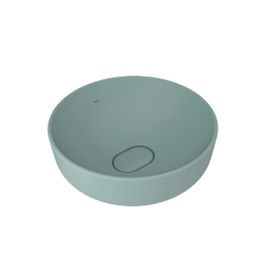 Kale Zero 2.0 40x40 cm Mat Ada Çayı Yeşili Yuvarlak Çanak Lavabo