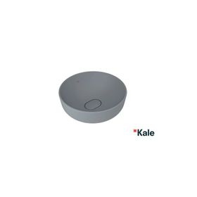 Kale Zero 2.0 40x40 cm Mat Taş Gri Yuvarlak Çanak Lavabo