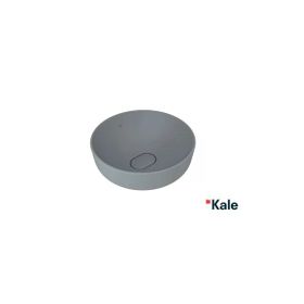 Kale Zero 2.0 40x40 cm Mat Taş Gri Yuvarlak Çanak Lavabo