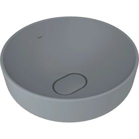 Kale Zero 2.0 40x40 cm Mat Taş Gri Yuvarlak Çanak Lavabo