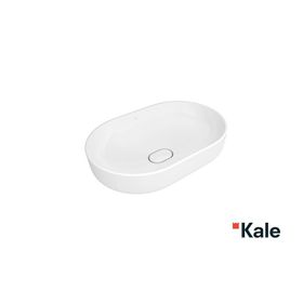 Kale Zero 2.0 60x40 cm Beyaz Oval Çanak Lavabo