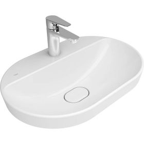 Kale Zero 2.0 60x40 cm Beyaz Yarı Gömme Oval Lavabo