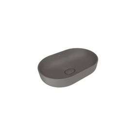 Kale Zero 2.0 60x40 cm Mat Antrasit Gri Oval Çanak Lavabo