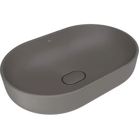 Kale Zero 2.0 60x40 cm Mat Antrasit Gri Oval Çanak Lavabo