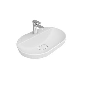 Kale Zero 2.0 60x40 cm Mat Beyaz Yarı Gömme Oval Lavabo