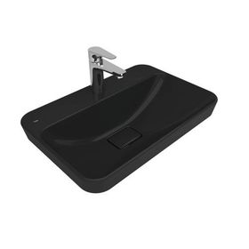 Kale Zero 2.0 60x40 cm Siyah Yarı Gömme Dikdörtgen Lavabo