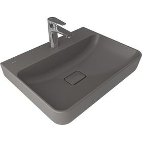 Kale Zero 2.0 60x45 cm Armatur Bantlı Dikdörtgen Tezgah Üzeri Mat Vizon Lavabo
