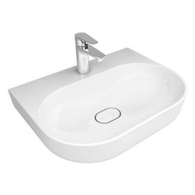Kale Zero 2.0 60x45 cm Armatur Bantlı Dikdörtgen Tezgah Üzeri Mat Vizon Lavabo