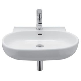 Kale Zero 60x50 cm Oval Seramik Beyaz Lavabo
