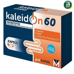 Kaleidon Probiyotik 60 mg 4x20 Kapsül