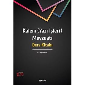 KALEM MEVZUATI VE ADALET DAIRELERININ DENETIMI - BURHAN YAZ