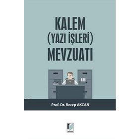 KALEM MEVZUATI VE ADALET DAIRELERININ DENETIMI - BURHAN YAZ