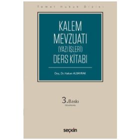 Kalem Mevzuatı Yazı İşleri Ders Kitabı Hakan Albayrak