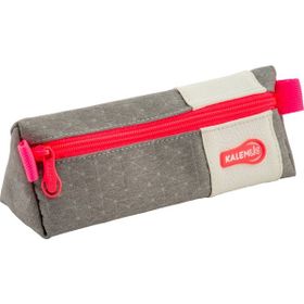 Kalemlig 06 Hexa Triangle Imperteks Kumaş Iki Bölmeli Kalem Kutusu