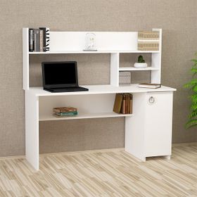 Kalender Dekor Beyaz Lucas 145 cm Çalışma Masası