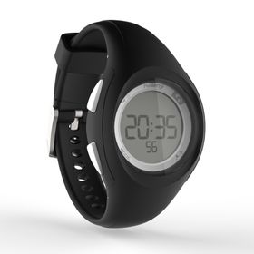 Kalenji W200 S Siyah Su Geçirmez Kronometreli Koşu Saati